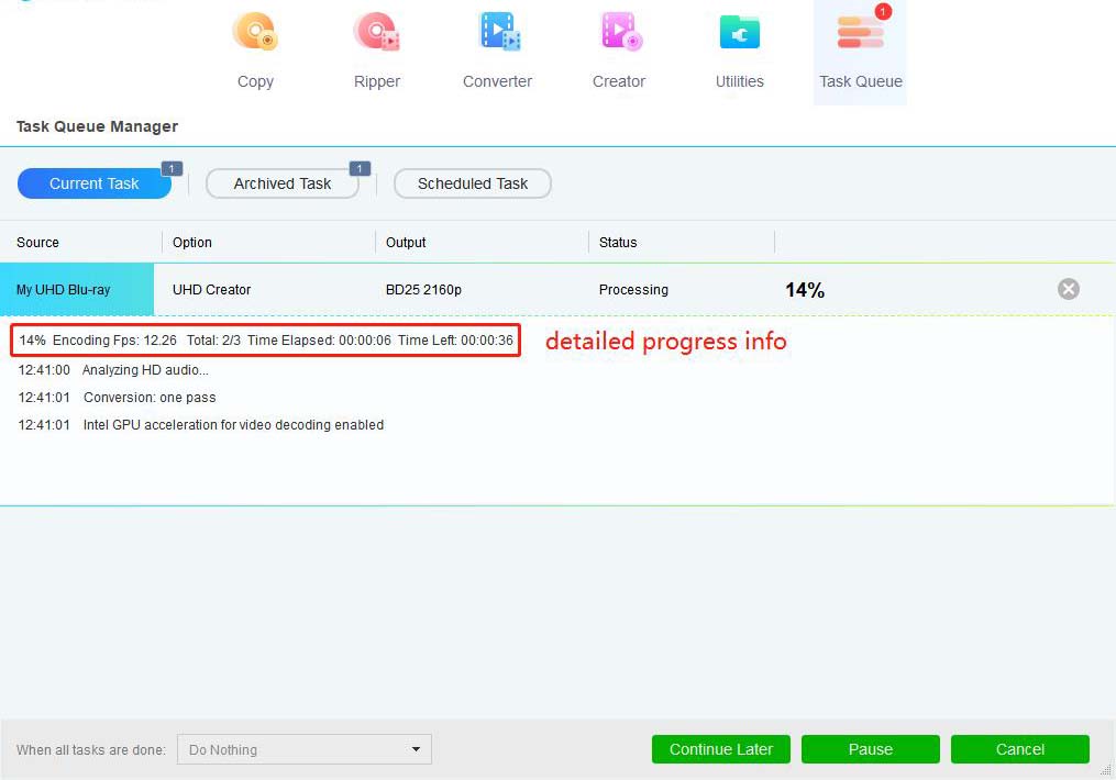 Step3 of create UHD